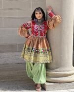 Afghan Kuchi Dress Afghan velvet dresses